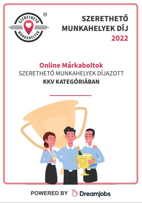 szerethető munkahely az onlinemárkaboltok 2022