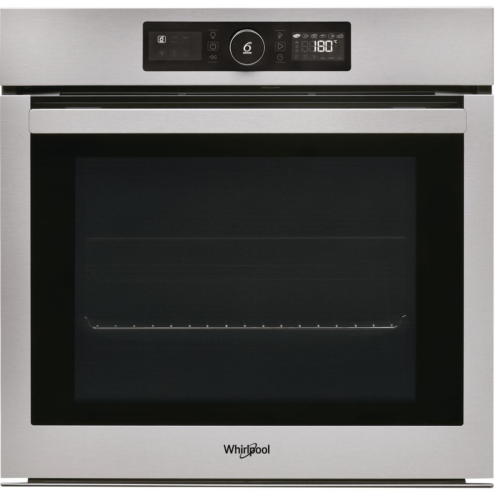 Whirlpool AKZ9 6230 IX +5 ÉV Garanciával*, Beépíthető Sütő 16 funkcióval, Digit. Kijelzővel, 73 L, Teleszkópos sütősín, Öntisztító funkció: Katalitikus