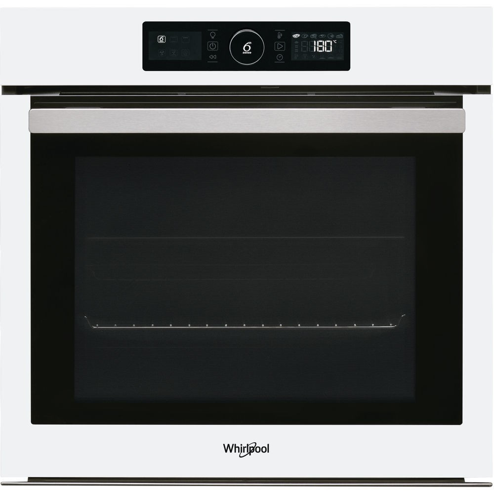 Whirlpool AKZ9 6230 WH +5 ÉV Garanciával*, Beépíthető Sütő 16 funkcióval, Digit. Kijelzővel, 73 L, Teleszkópos sütősín, Öntisztító funkció: Katalitikus