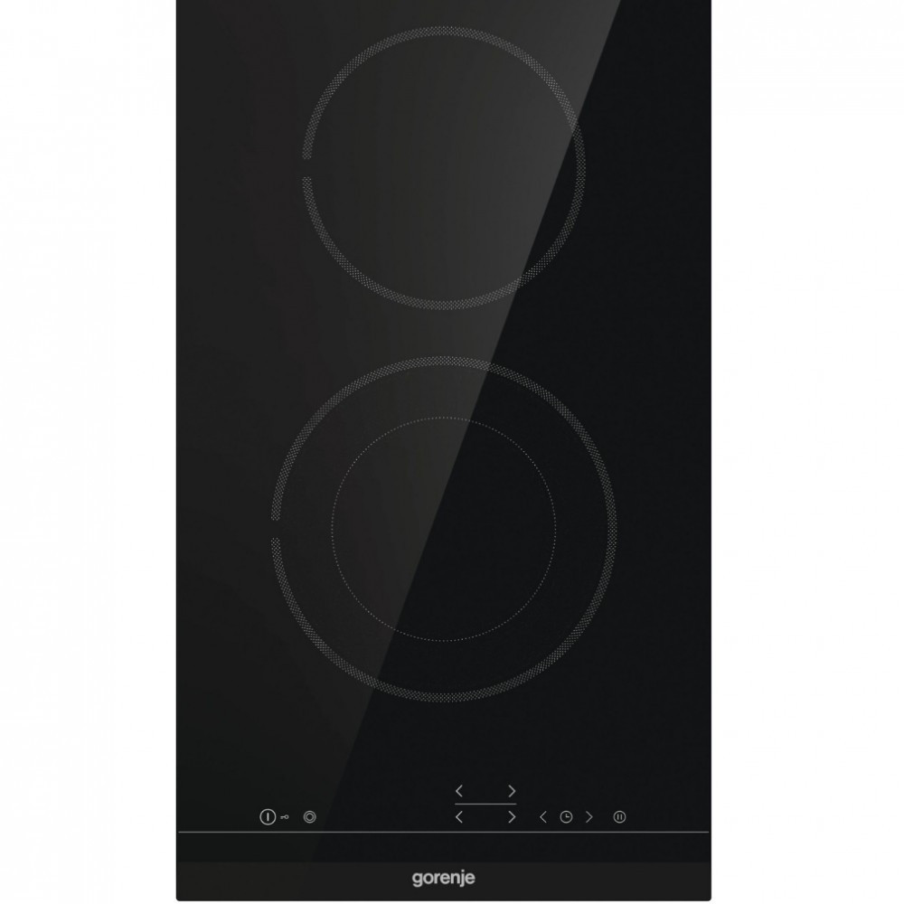 Gorenje ECT322BCSC +5 ÉV Garanciával*, Beépíthető Kerámia főzőlap Keret nélküli, 2900 W, Érintőszenzoros, Gyerekzár, Booster funkció nélkül, 1 fázisra köthető