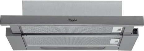 Whirlpool AKR 5390/1 IX Beépíthető Kihúzható páraelszívó LED világítás 1 db motor,448 m3/h,59.8 cm széles,D,