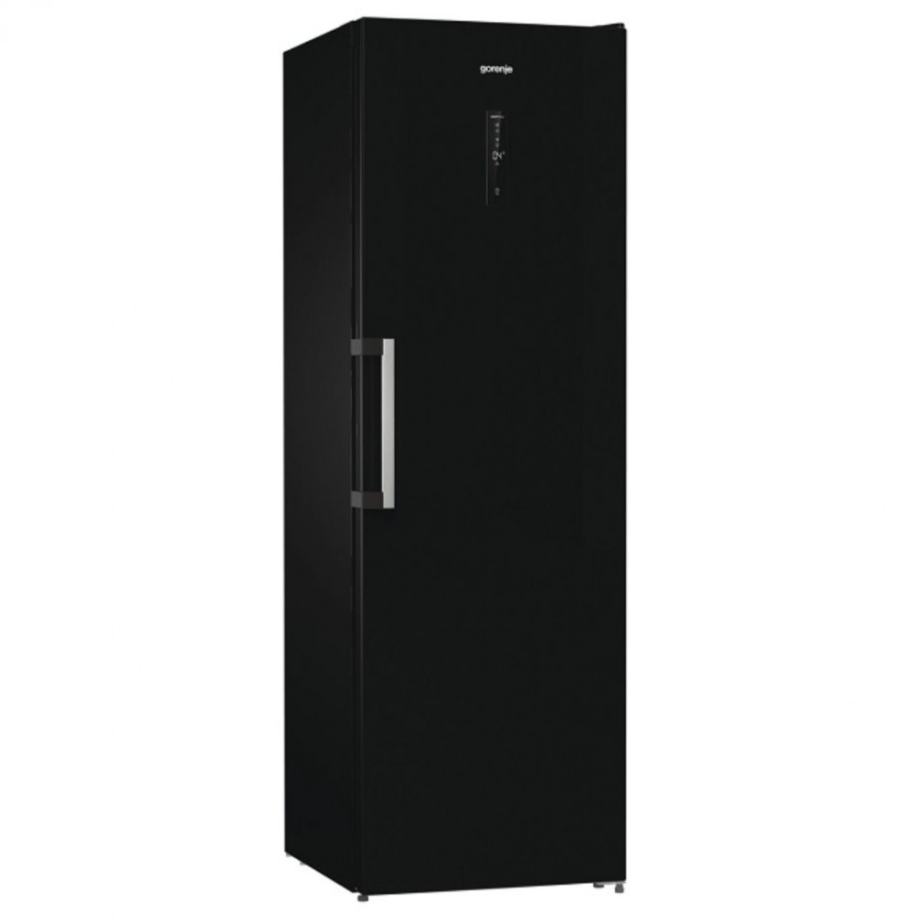 Gorenje R619EABK6 +5 ÉV Garanciával*, Egyajtós hűtőszekrény E Energiaosztály, Hűtő: 398L, Nofrost nélkül, Zajszint: 38 dB, Szél: 59.5 cm, Mag: 185 cm, Mély: 66.3 cm, Digitális kijelzővel