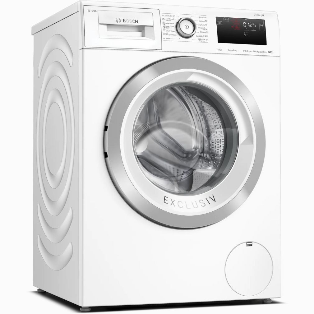 Bosch WAL28PH2BY +5 ÉV Garanciával*, Elöltöltős mosógép A Energiaosztály, 10 kg, Normál mélység, 1400 fordulat/perc, Centrifugálási zajszint: 71 dB, Inverter motorral, Gőzfunkció nélkül