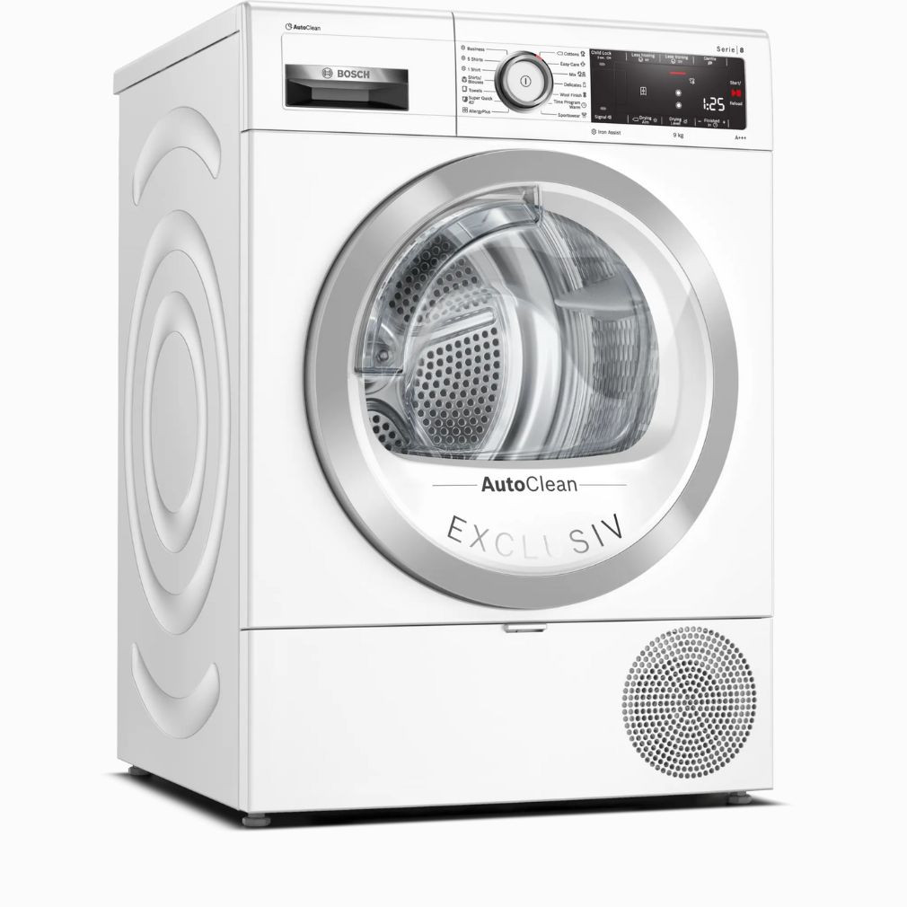Bosch WTX87K00BY Hőszivattyús szárítógép Bosch WTX87K00BY Hőszivattyús szárítógép