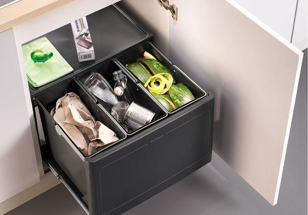 BlancoSelect Botton PRO 60 3-AUT Szelektív hulladékgyűjtő BlancoSelect Botton PRO 60 3-AUT Szelektív hulladékgyűjtő