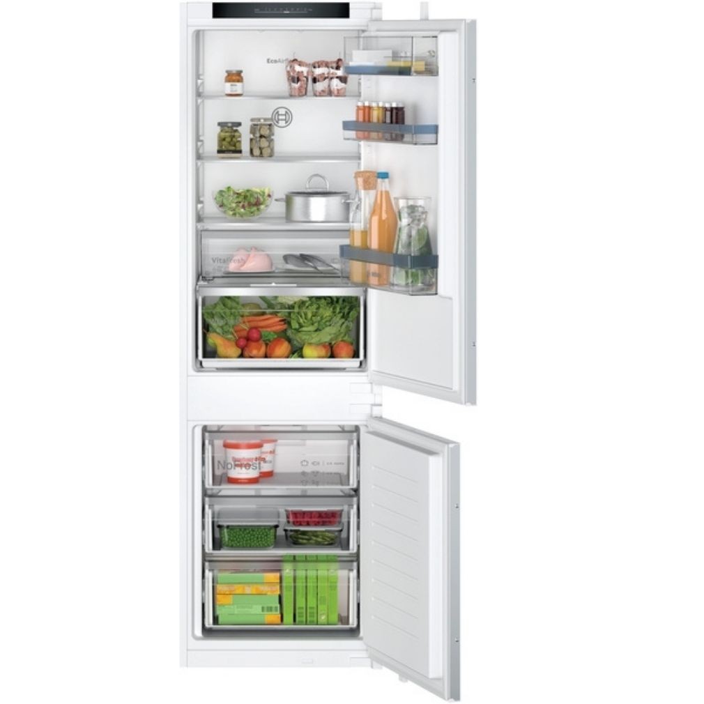 Bosch KIN86VSE0 Beépíthető Alulfagyasztós hűtőszekrény, bútorlap nélkül