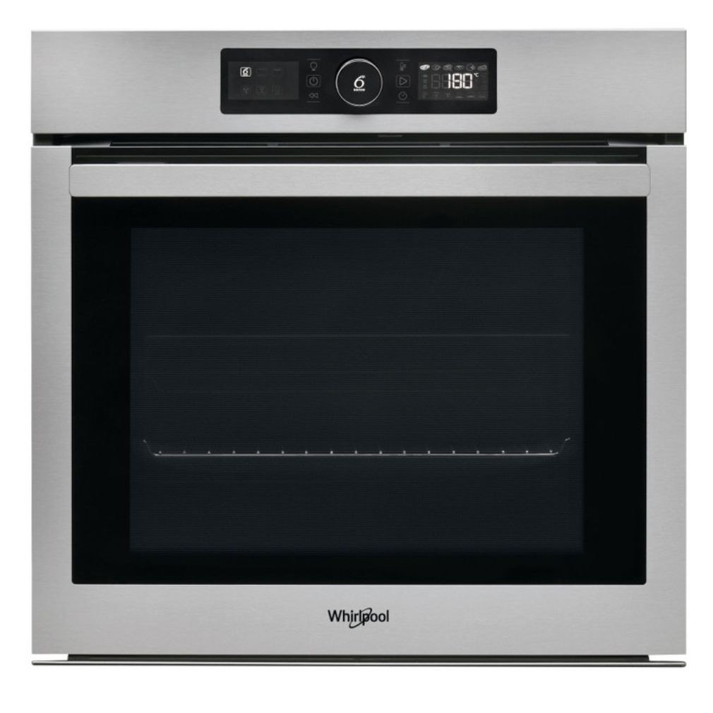 Whirlpool AKZ9 9480 IX +5 ÉV Garanciával*, Beépíthető Sütő 8 funkcióval, Digit. Kijelzővel, 73 L, Teleszkópos sütősín, Öntisztító funkció: Pirolitikus