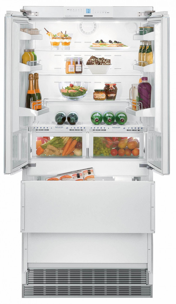 Liebherr ECBN 6256 Beépíthető alul fagyasztós hűtőszekrény, bútorlap nélkül