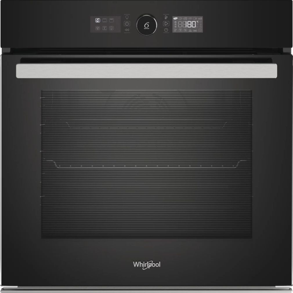 Whirlpool AKZ9 6290 NB +5 ÉV Garanciával*, Beépíthető Sütő 16 funkcióval, Digit. Kijelzővel, 73 L, Teleszkópos sütősín nélkül, Öntisztító funkció: Pirolitikus