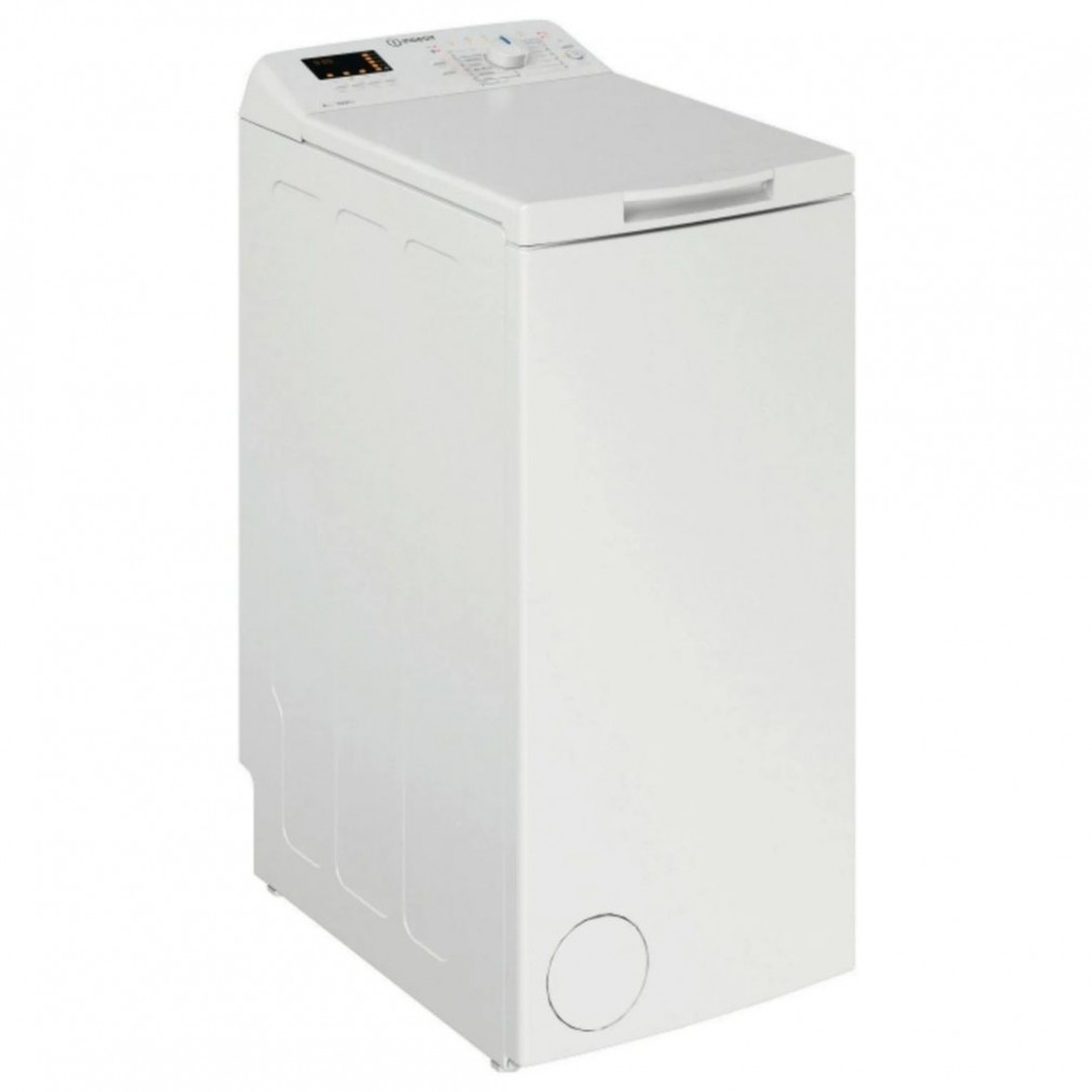 Indesit BTW S60400 EU/N +5 ÉV Garanciával*, Felültöltős mosógép C Energiaosztály, 6 kg, 1000 fordulat/perc, Centrifugálási zajszint: 78 dB, Inverter motor nélkül, Gőzfunkció nélkül